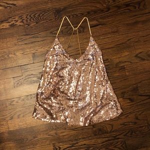Sequin Tank Top